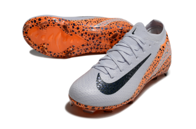 Nike Air Zoom Mercurial Vapor 16 Elite FG Firm Ground Soccer Cleats - Grey/Black/Leopard