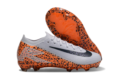 Nike Air Zoom Mercurial Vapor 16 Elite FG Firm Ground Soccer Cleats - Grey/Black/Leopard