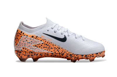 Nike Air Zoom Mercurial Vapor 16 Elite FG Firm Ground Soccer Cleats - Grey/Black/Leopard