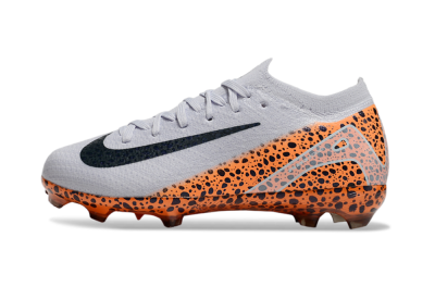 Nike Air Zoom Mercurial Vapor 16 Elite FG Firm Ground Soccer Cleats - Grey/Black/Leopard