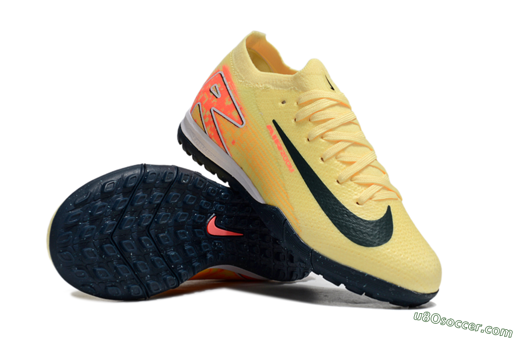 Nike Air Zoom Mercurial Vapor 16 Elite TF Artificial Turf Soccer Shoes - Yellow/Black/Red 0