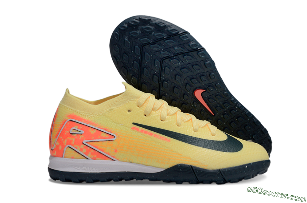 Nike Air Zoom Mercurial Vapor 16 Elite TF Artificial Turf Soccer Shoes - Yellow/Black/Red 1