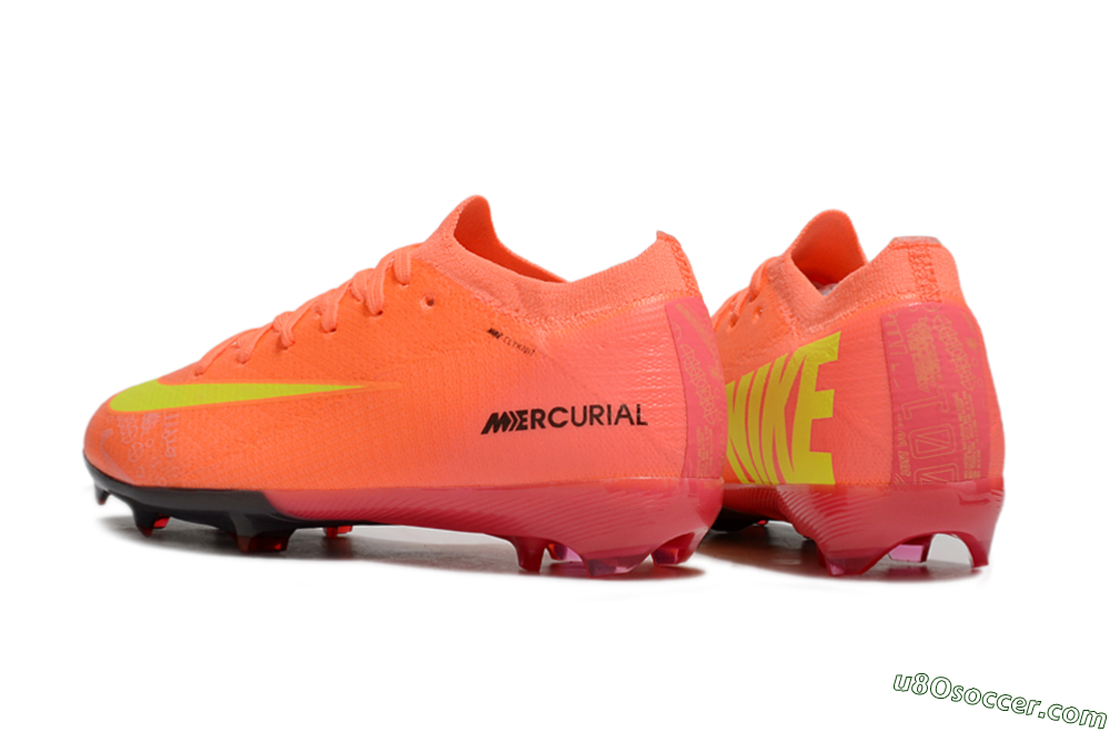 Nike Air Zoom Mercurial Vapor 16 Elite FG Firm Ground Soccer Cleats - Red/Yellow/Black 5