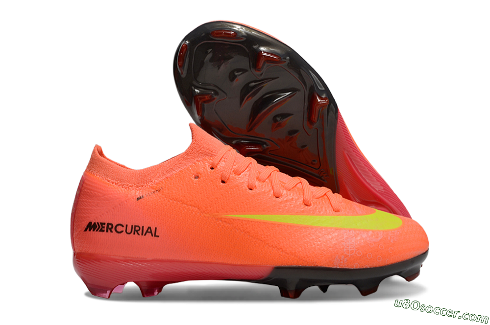 Nike Air Zoom Mercurial Vapor 16 Elite FG Firm Ground Soccer Cleats - Red/Yellow/Black 1