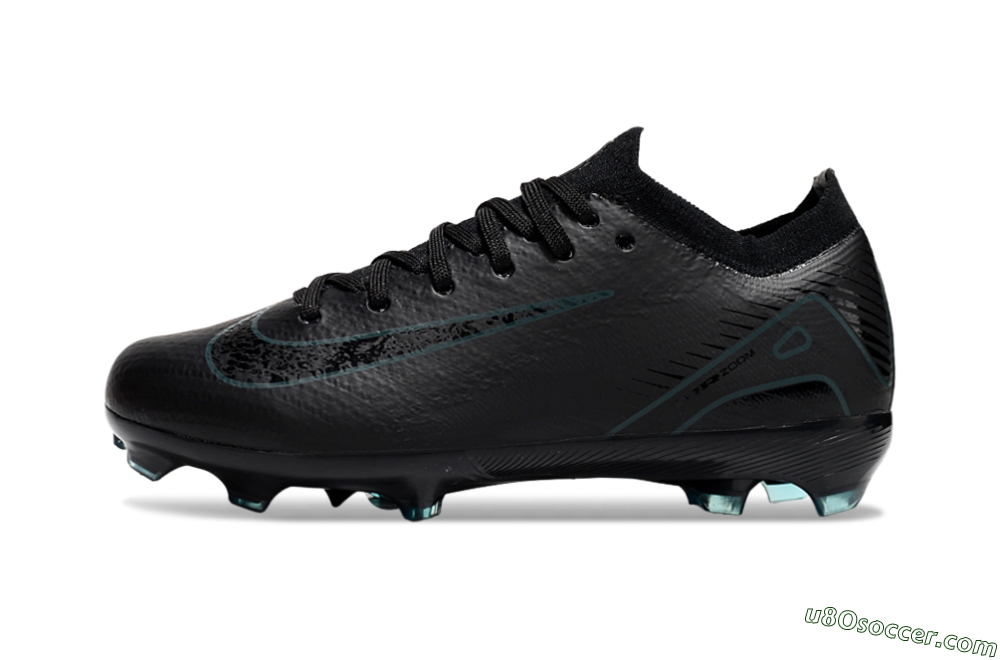 Nike Air Zoom Mercurial Vapor 16 Elite FG Firm Ground Soccer Cleats - Black/Blue 2