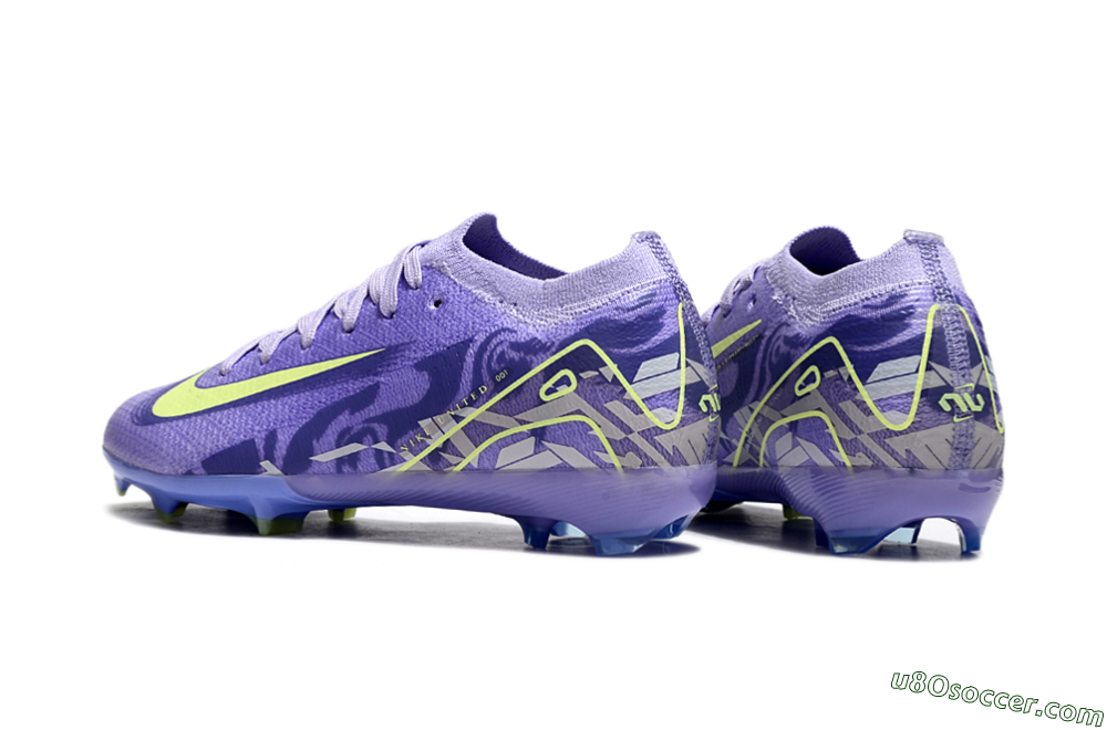 Nike Air Zoom Mercurial Vapor 16 Elite FG Firm Ground Soccer Cleats - Purple/Yellow 5