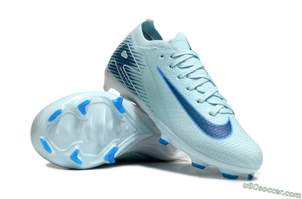 Nike Air Zoom Mercurial Vapor 16 Elite FG Firm Ground Soccer Cleats - Jade/Blue/White 0