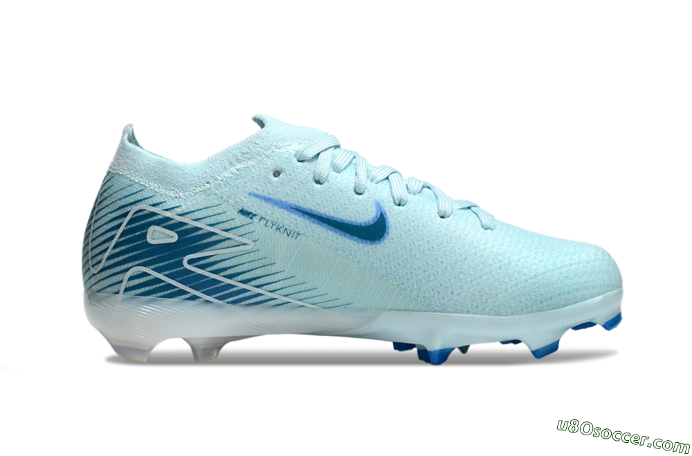 Nike Air Zoom Mercurial Vapor 16 Elite FG Firm Ground Soccer Cleats - Jade/Blue/White 4