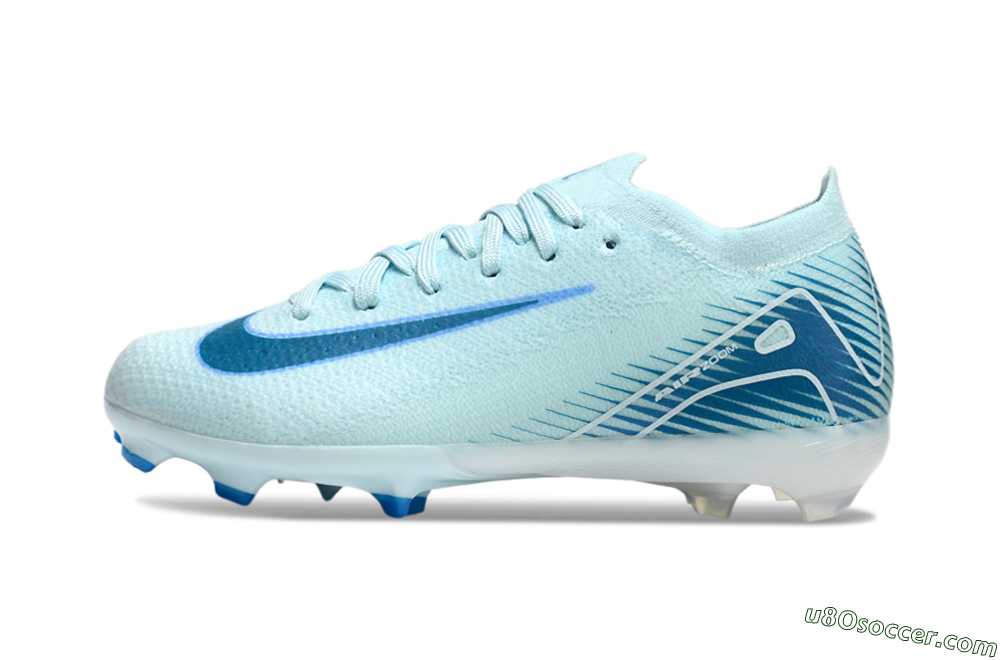Nike Air Zoom Mercurial Vapor 16 Elite FG Firm Ground Soccer Cleats - Jade/Blue/White 2