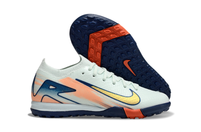 Nike Air Zoom Mercurial Vapor 16 Elite TF Artificial Turf Soccer Shoes - Jade/Blue/Gold