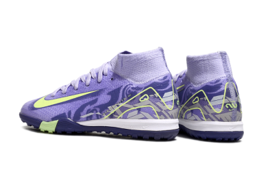 Nike Air Zoom Mercurial Superfly 10 Elite TF Artificial Turf Soccer Shoes - Purple/Yellow