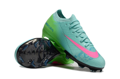 Nike Air Zoom Mercurial Vapor 16 Elite FG Firm Ground Soccer Cleats - Jade/Yellow/Pink