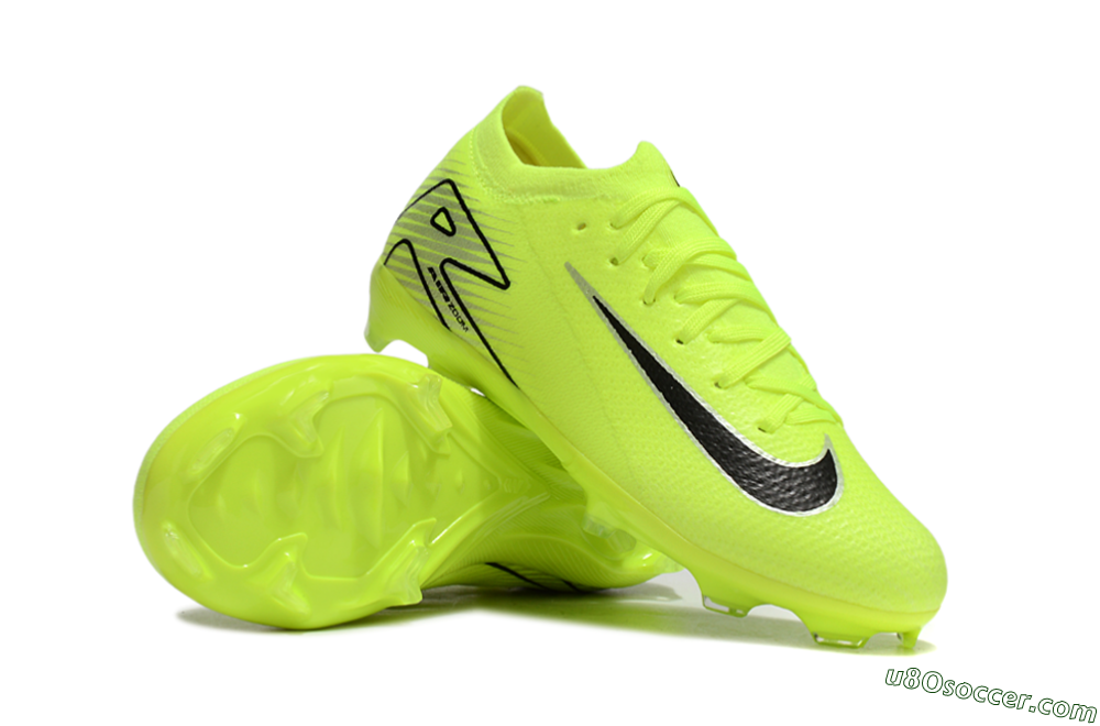 Nike Air Zoom Mercurial Vapor 16 Elite FG Firm Ground Soccer Cleats - Yellow/Black/Silver 0