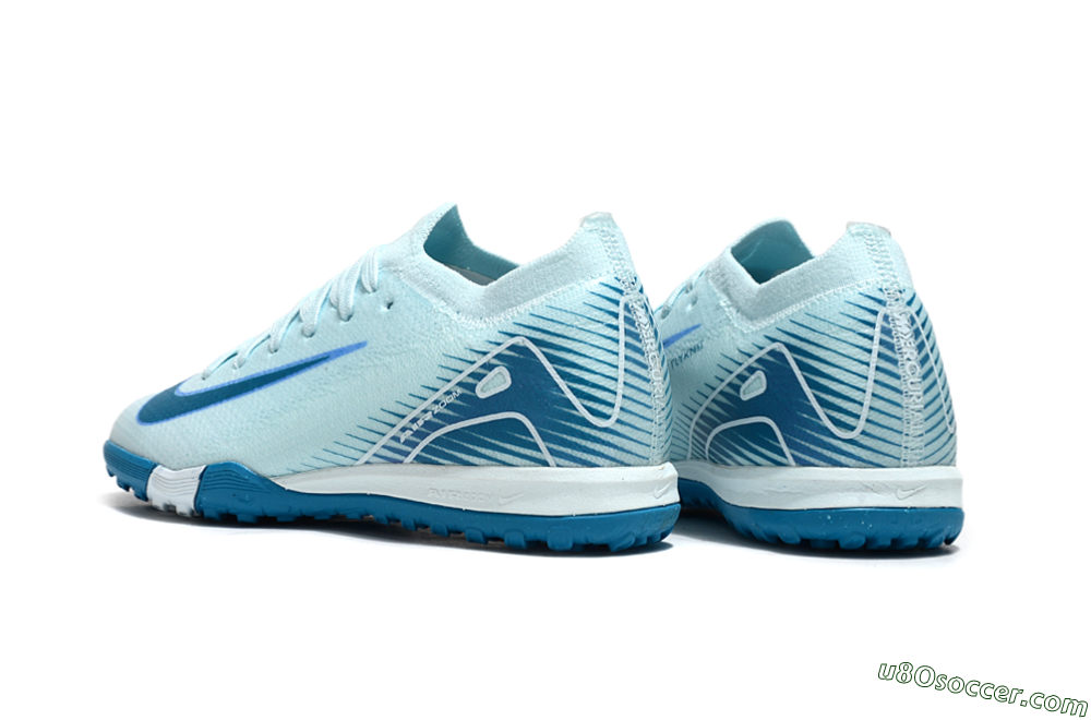 Nike Air Zoom Mercurial Vapor 16 Elite TF Artificial Turf Soccer Shoes - Jade/Blue 5