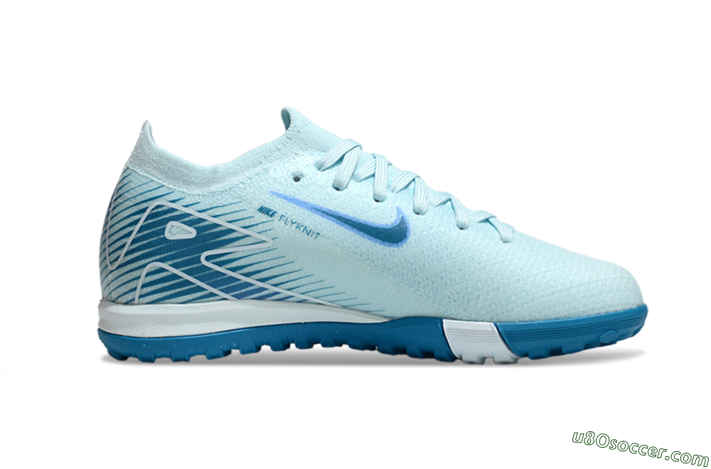 Nike Air Zoom Mercurial Vapor 16 Elite TF Artificial Turf Soccer Shoes - Jade/Blue 4