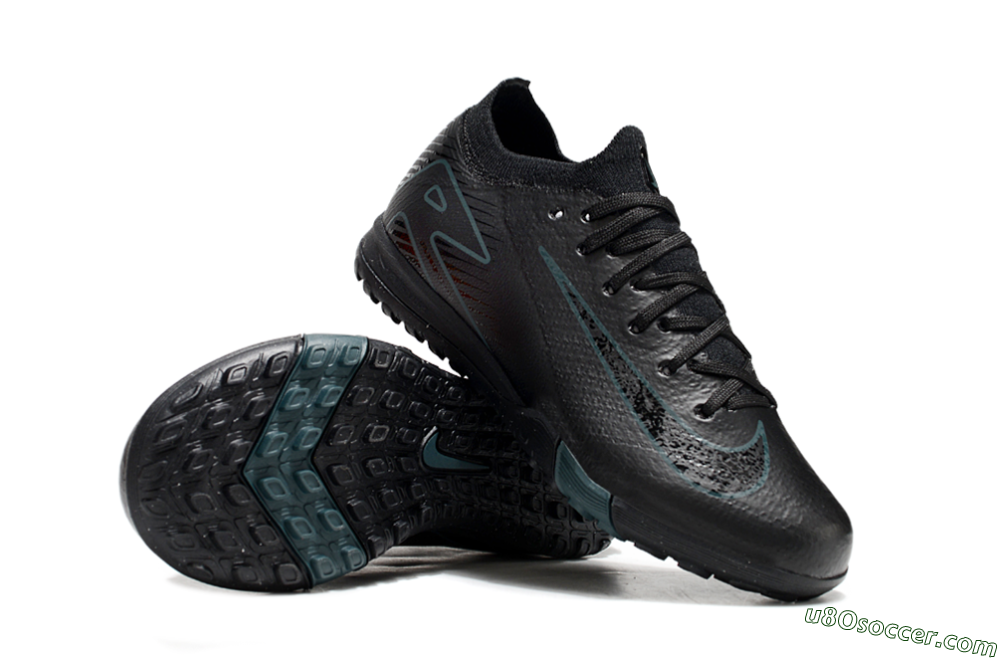 Nike Air Zoom Mercurial Vapor 16 Elite TF Artificial Turf Soccer Shoes - Black/Blue 0