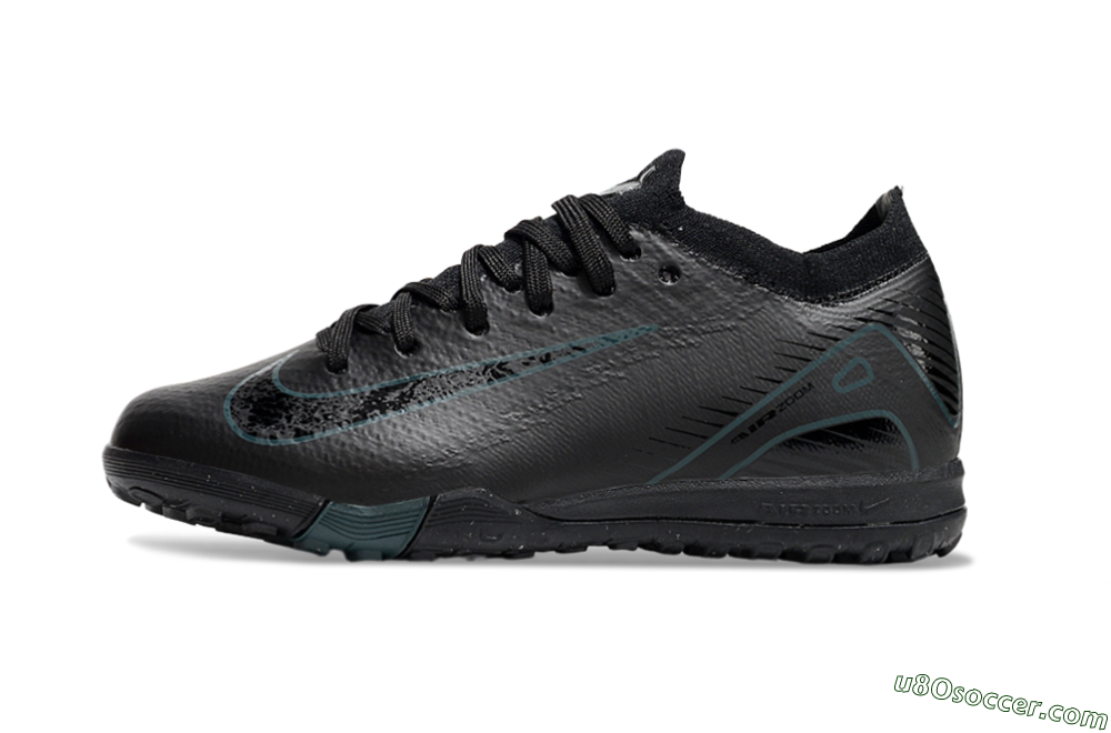 Nike Air Zoom Mercurial Vapor 16 Elite TF Artificial Turf Soccer Shoes - Black/Blue 2