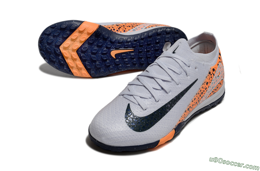 Nike Air Zoom Mercurial Vapor 16 Elite TF Artificial Turf Soccer Shoes - Grey/Black/Leopard 3