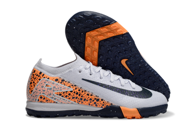 Nike Air Zoom Mercurial Vapor 16 Elite TF Artificial Turf Soccer Shoes - Grey/Black/Leopard