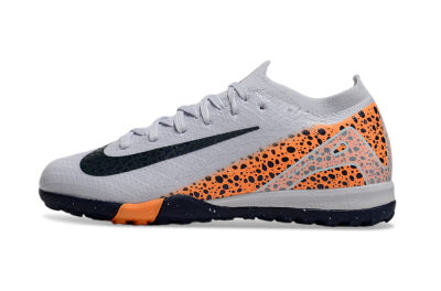 Nike Air Zoom Mercurial Vapor 16 Elite TF Artificial Turf Soccer Shoes - Grey/Black/Leopard