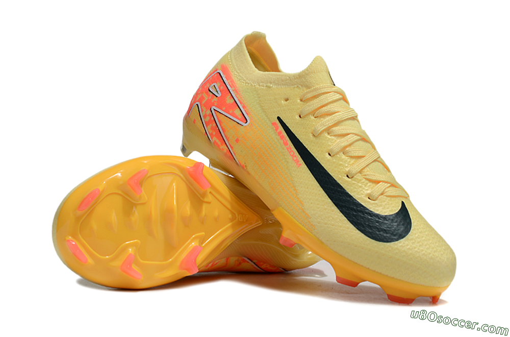 Nike Air Zoom Mercurial Vapor 16 Elite FG Firm Ground Soccer Cleats - Yellow/Black/Red 0