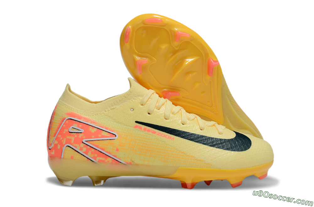 Nike Air Zoom Mercurial Vapor 16 Elite FG Firm Ground Soccer Cleats - Yellow/Black/Red 1