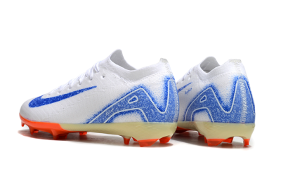 Nike Air Zoom Mercurial Vapor 16 Elite FG Firm Ground Soccer Cleats - White/Blue/Red