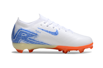 Nike Air Zoom Mercurial Vapor 16 Elite FG Firm Ground Soccer Cleats - White/Blue/Red