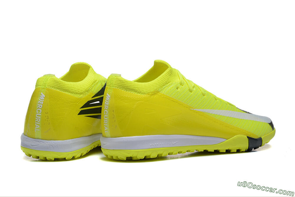 Nike Air Zoom Mercurial Vapor 16 Elite TF Artificial Turf Soccer Shoes - Yellow/Black/White 9