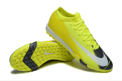 Nike Air Zoom Mercurial Vapor 16 Elite TF Artificial Turf Soccer Shoes - Yellow/Black/White