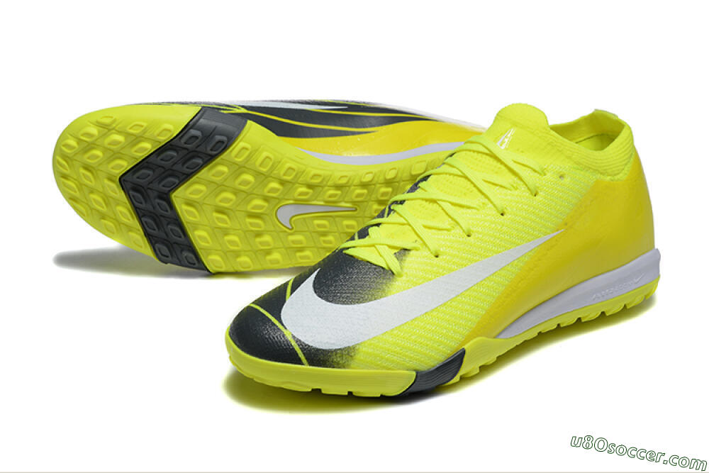 Nike Air Zoom Mercurial Vapor 16 Elite TF Artificial Turf Soccer Shoes - Yellow/Black/White 3