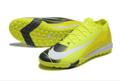 Nike Air Zoom Mercurial Vapor 16 Elite TF Artificial Turf Soccer Shoes - Yellow/Black/White