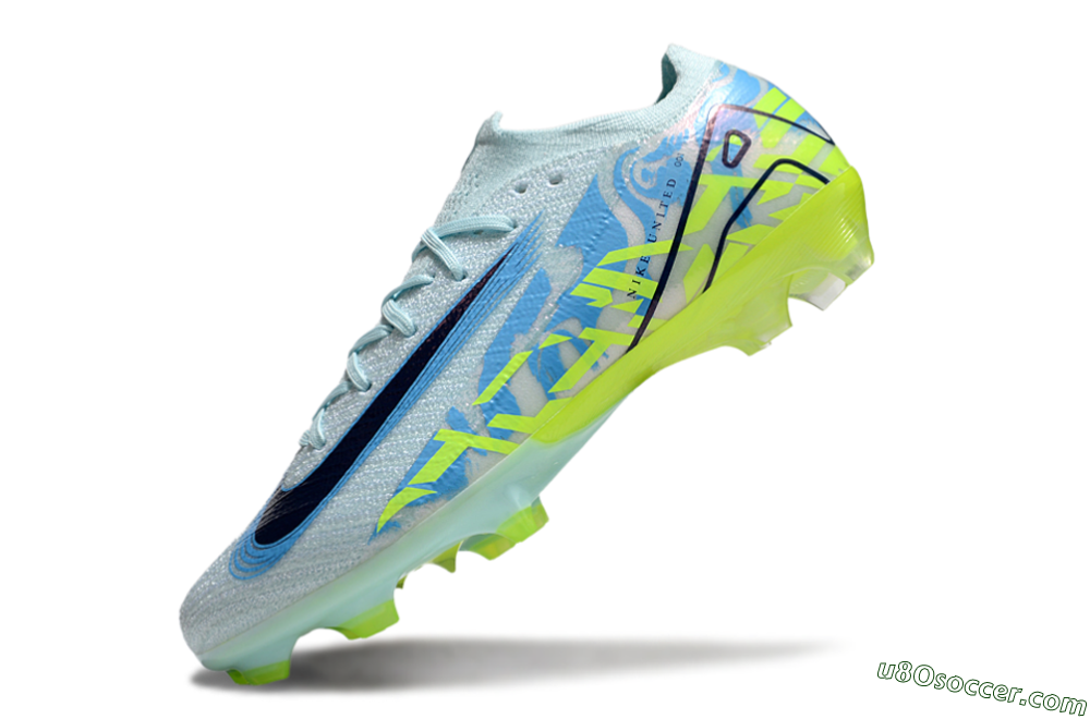 Nike Air Zoom Mercurial Vapor 16 Elite FG Firm Ground Soccer Cleats - Jade/Blue/Yellow 5