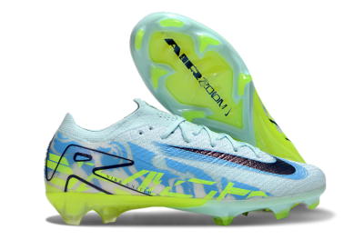 Nike Air Zoom Mercurial Vapor 16 Elite FG Firm Ground Soccer Cleats - Jade/Blue/Yellow