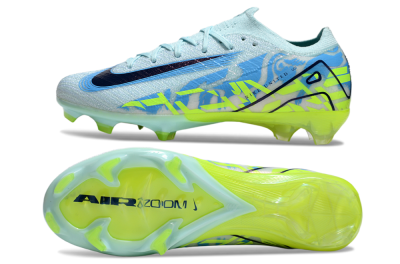 Nike Air Zoom Mercurial Vapor 16 Elite FG Firm Ground Soccer Cleats - Jade/Blue/Yellow
