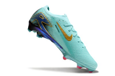 Nike Air Zoom Mercurial Vapor 16 Elite FG Firm Ground Soccer Cleats - Jade/Gold/Blue