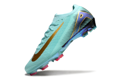 Nike Air Zoom Mercurial Vapor 16 Elite FG Firm Ground Soccer Cleats - Jade/Gold/Blue