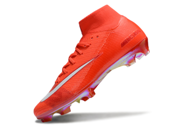 Nike Air Zoom Mercurial Superfly 10 Elite FG Firm Ground Soccer Cleats - Red/White/Gold
