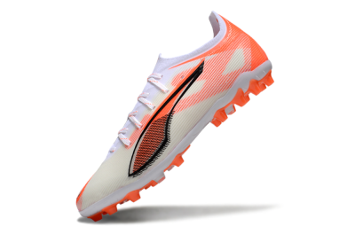 Puma Ultra 5 Ultimate AG Artificial Grass Soccer Cleats - White/Red/Black