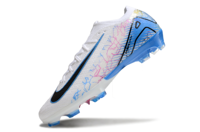 Nike Air Zoom Mercurial Vapor 16 Elite FG Firm Ground Soccer Cleats - White/Black/Blue/Pink/Yellow