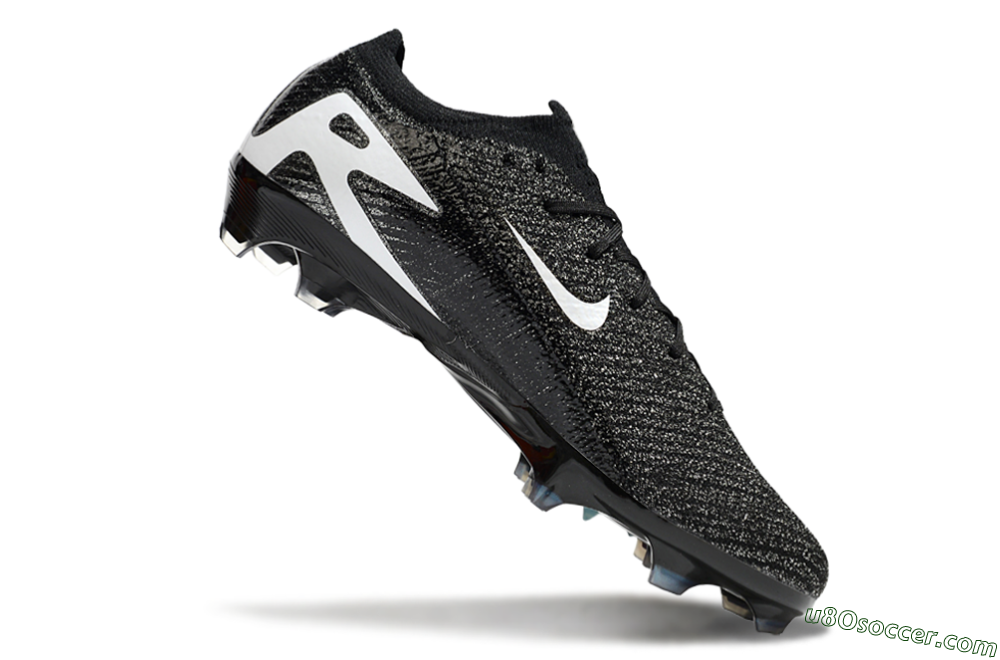 Nike Air Zoom Mercurial Vapor 16 Elite FG Firm Ground Soccer Cleats - Black/White 4