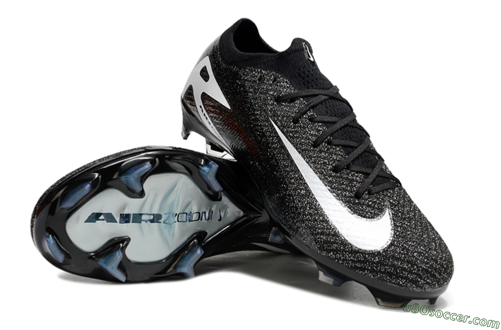 Nike Air Zoom Mercurial Vapor 16 Elite FG Firm Ground Soccer Cleats - Black/White 3