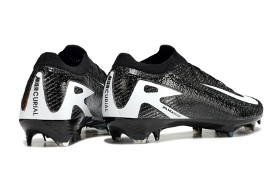 Nike Air Zoom Mercurial Vapor 16 Elite FG Firm Ground Soccer Cleats - Black/White