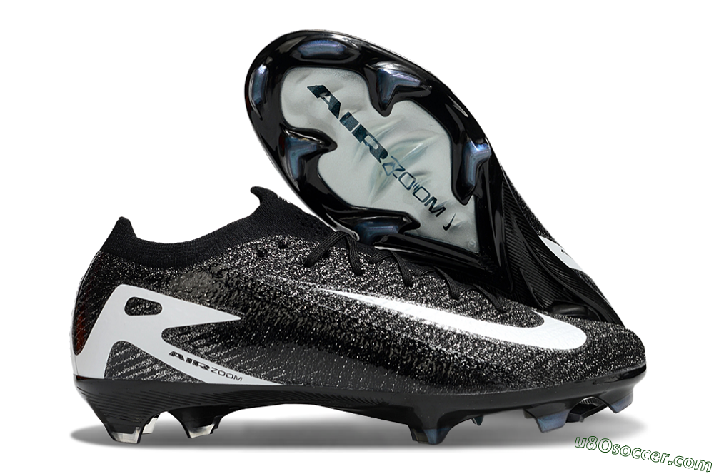 Nike Air Zoom Mercurial Vapor 16 Elite FG Firm Ground Soccer Cleats - Black/White 1