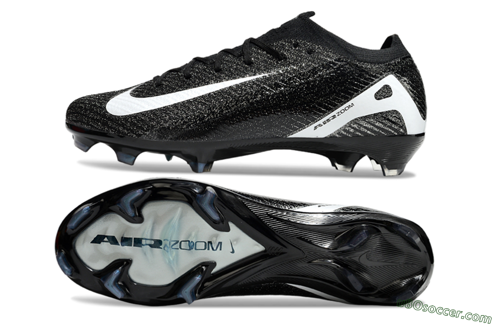 Nike Air Zoom Mercurial Vapor 16 Elite FG Firm Ground Soccer Cleats - Black/White 0