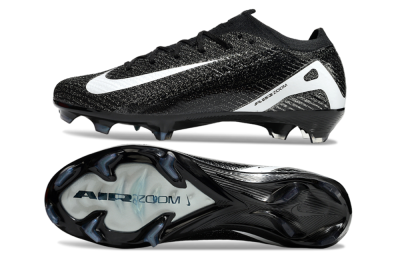 Nike Air Zoom Mercurial Vapor 16 Elite FG Firm Ground Soccer Cleats - Black/White