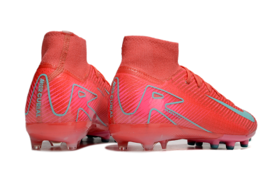 Nike Air Zoom Mercurial Superfly 10 Elite AG Artificial Grass Soccer Cleats - Red/Jade