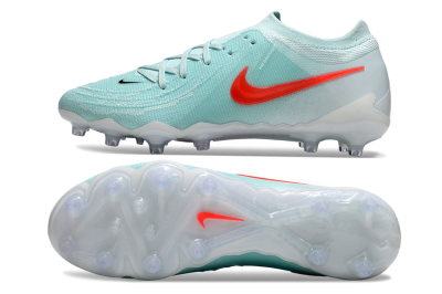 Nike Phantom GX Elite AG Artificial Grass Soccer Cleats - Jade/Red/White