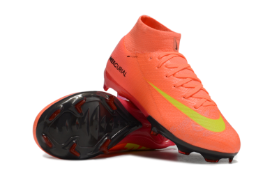 Nike Air Zoom Mercurial Superfly 10 Elite FG Firm Ground Soccer Cleats - Red/Yellow/Black