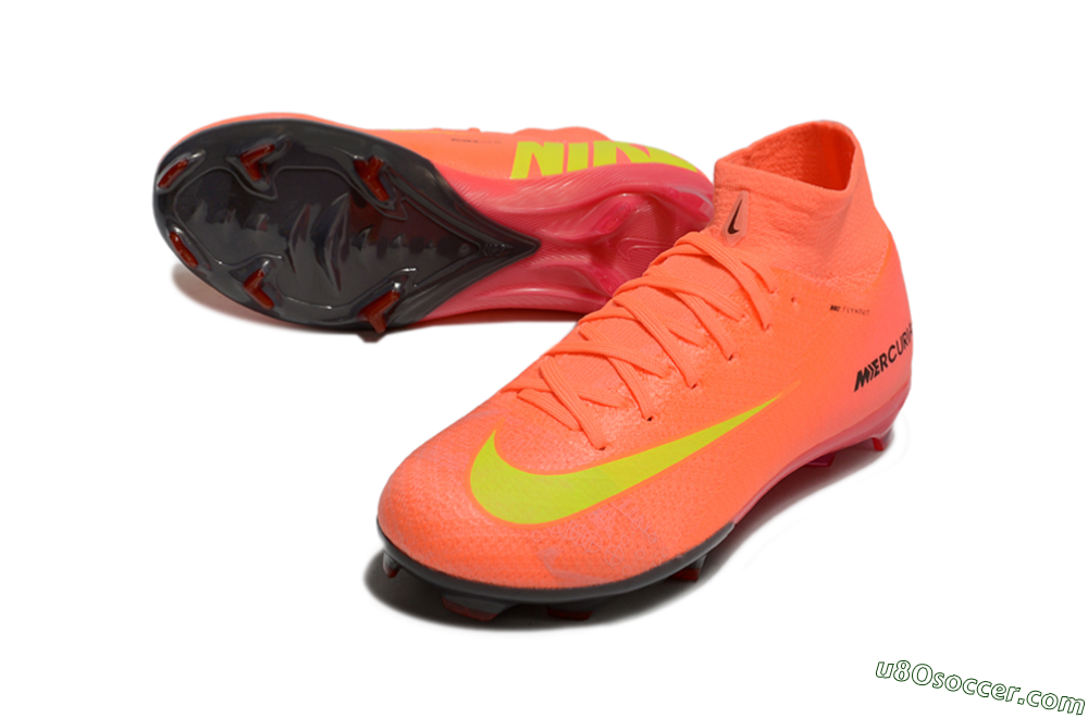 Nike Air Zoom Mercurial Superfly 10 Elite FG Firm Ground Soccer Cleats - Red/Yellow/Black 3